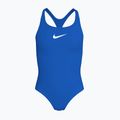 Gyermek egyberészes fürdőruha Nike Essential Racerback blue crystal