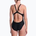 Női egyrészes fürdőruha Nike Logo Tape Fastback black 3