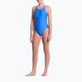 Női egyrészes fürdőruha Nike Logo Tape Fastback blue crystal 2