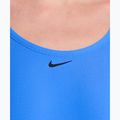 Női egyrészes fürdőruha Nike Logo Tape Fastback blue crystal 4