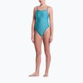 Női egyrészes fürdőruha Nike Ocean Bound Ripple Texture Square Neck bleached turquoise 2
