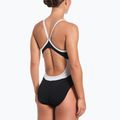 Női egyrészes fürdőruha Nike Hydrastrong Fly black/white 3