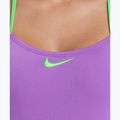 Női egyrészes fürdőruha Nike Hydrastrong Logo Graphic T-Back bright violet 4