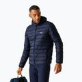 Férfi dzseki REGATTA Hooded Marizion black navy/olympian blue