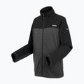Férfi REGATT Highton Full Zip Midlayer Sweatshirt hamu/fekete 9
