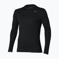 Férfi futó hosszú ujjú póló Mizuno Tech Thermal Charge Breath Thermo Long Sleeve Tee black