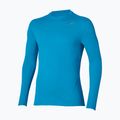 Férfi futó hosszú ujjú póló Mizuno Tech Thermal Charge Breath Thermo Long Sleeve Tee blue jewel