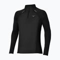 Férfi futó hosszú ujjú póló Mizuno Active Dryaeroflow Hybrid Long Sleeve Top Black