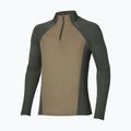 Férfi futó hosszú ujjú póló Mizuno Active Dryaeroflow Hybrid Long Sleeve Top Forest Night