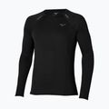 Férfi futó hosszú ujjú póló Mizuno Active Dryaeroflow black
