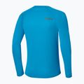 Férfi futó hosszú ujjú póló Mizuno Active Dryaeroflow blue jewel 2