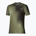 Férfi futó póló Mizuno Core Graphic Short Sleeve forest night