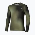 Férfi futó hosszú ujjú póló Mizuno Core Graphic Long Sleeve Tee Forest Night
