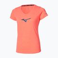 Női futó póló Mizuno Core Runbird Desert Flower