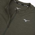 Férfi futópulóver Mizuno Core Impulse Half Zip Long Sleeve Tee forest night 3