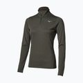 Női futópulóver Mizuno Core Impulse Half Zip Long Sleeve Tee forest night
