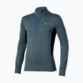 Férfi futópulóver Mizuno Active Warmalite Half Zip Long Sleeve Top dark slate