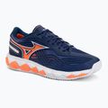 Férfi teniszcipő Mizuno Wave Enforce Tour 2 CC beacon blue/white/lava orange