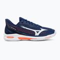 Férfi teniszcipő Mizuno Wave Exceed Tour 7 CC beacon blue/white/lava orange 2