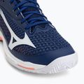 Férfi teniszcipő Mizuno Wave Exceed Tour 7 CC beacon blue/white/lava orange 7