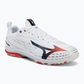 Férfi teniszcipő Mizuno Wave Drive Neo 4 white/insignia blue/orange