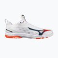 Férfi teniszcipő Mizuno Wave Drive Neo 4 white/insignia blue/orange 3