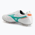 Futballcipő Mizuno Morelia II Elite FG white/arcadia/lava orange 3