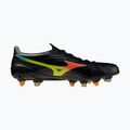 Futballcipő Mizuno Alfa III Elite Mix black/lava orange/evening primrose 2