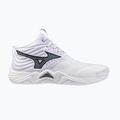 Röplabda cipő Mizuno Wave Momentum Elite Mid white/metallic gray/black