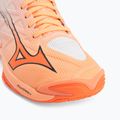 Röplabda cipő Mizuno Wave Lightning Elite Mid Flamingo Coral/Lava Orange/White 7