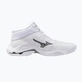 Röplabda cipő Mizuno Wave Lightning Elite Mid White/Ultimate Gray/Black 2
