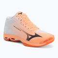 Röplabda cipő Mizuno Wave Lightning Pro Mid flamingo coral/carbon/white