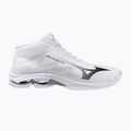Röplabda cipő Mizuno Wave Lightning Pro Mid white/black/ultimate gray 2