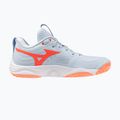 Női röplabda cipő Mizuno Wave Momentum Elite blue finch/white/lava orange 2