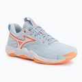 Női röplabda cipő Mizuno Wave Momentum Elite blue finch/white/lava orange