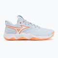 Női röplabda cipő Mizuno Wave Momentum Elite blue finch/white/lava orange 2