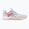 Női röplabda cipő Mizuno Wave Momentum Pro blue finch/lava orange/flamingo coral