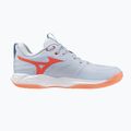 Női röplabda cipő Mizuno Wave Momentum Pro blue finch/lava orange/flamingo coral 2