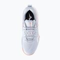 Női röplabda cipő Mizuno Wave Momentum Pro blue finch/lava orange/flamingo coral 5