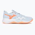 Női röplabda cipő Mizuno Wave Momentum Pro blue finch/lava orange/flamingo coral 2