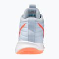 Női röplabda cipő Mizuno Wave Momentum Pro Mid blue finch/lava orange/flamingo coral 3