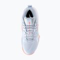 Női röplabda cipő Mizuno Wave Momentum Pro Mid blue finch/lava orange/flamingo coral 5
