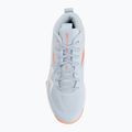 Női röplabda cipő Mizuno Wave Momentum Pro Mid blue finch/lava orange/flamingo coral 5