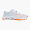 Női röplabda cipő Mizuno Wave Lightning Elite blue finch/white/lava orange 2