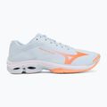 Női röplabda cipő Mizuno Wave Lightning Pro blue finch/lava orange/flamingo coral 2
