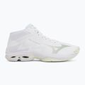 Női röplabda cipő Mizuno Wave Lightning Pro Mid white/aqua gray/ambrosia 2