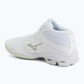 Női röplabda cipő Mizuno Wave Lightning Pro Mid white/aqua gray/ambrosia 3