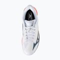 Férfi teniszcipő Mizuno Wave Exceed Court AC white/insignia blue/orange 5