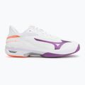 Női teniszcipő Mizuno Wave Exceed Court AC white/dahlia/lava orange 2