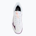 Női teniszcipő Mizuno Wave Exceed Court AC white/dahlia/lava orange 5
